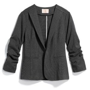 Skies Are Blue Raja Knit Collarless Blazer Small